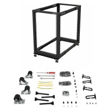 STARTECH.COM 18U Atviro rėmo lentynėlė – 4 atramos – 22-40in . Reguliuojamo gylio – 1200lb . Maksimali apkrova – su ratu STARTECH.COM 18U Atviro rėmo lentynėlė – 4 atramos – 22-40in . Reguliuojamo gylio – 1200lb . Maksimali apkrova – su ratu