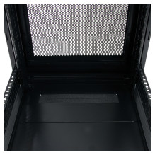 STARTECH.COM 32U 48,26cm 19Zoll ServerSchrank Einstellbare Tiefe 15-81cm Flachpaket Abschliessbar 4-Säulen Net / Daten R