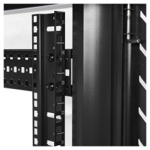 STARTECH.COM 32U 48,26cm 19Zoll ServerSchrank Einstellbare Tiefe 15-81cm Flachpaket Abschliessbar 4-Säulen Net / Daten R