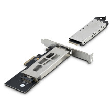 M.2 NVMe karštojo keitimo lizdas, skirtas PCIe x4 M2 PCIe adapterio plokštė, skirta M.2 SSD, diegimas be įrankių, PCIe k