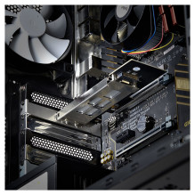 M.2 NVMe karštojo keitimo lizdas, skirtas PCIe x4 M2 PCIe adapterio plokštė, skirta M.2 SSD, diegimas be įrankių, PCIe k