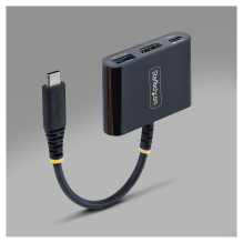 USB -C zu HDMI Kelių prievadų adapteris su 140W PD Ladeleistung 4K 60Hz HDMI USB 5Gbps Mini_TK Dokas