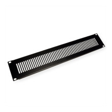 48,26cm 19Zoll-Beluftungs-Frontplatte 2 HE RAL 9005 Deep Black 48,26cm 19Zoll-Beluftungs-Frontplatte 2 HE RAL 9005 Deep Black