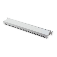 Kat.6A klasė EA 19 Patchpanel 24 P geschirmt grau