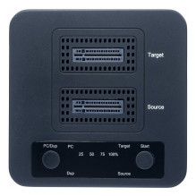 1:1m.2 NVMe Kopierstation 90GB / m Unabhängiger PCIe SSD kopijavimo / klonavimo stotis USB-C 20Gbps Dviejų skyrių dokas