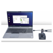 1:1m.2 NVMe Kopierstation 90GB / m Unabhängiger PCIe SSD kopijavimo / klonavimo stotis USB-C 20Gbps Dviejų skyrių dokas