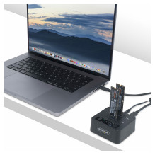 1:1m.2 NVMe Kopierstation 90GB / m Unabhängiger PCIe SSD kopijavimo / klonavimo stotis USB-C 20Gbps Dviejų skyrių dokas