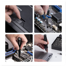 40-tlg Computer-Reparaturset fur Laptop PC Elektronik Telefon 30-Bit-Präzisionsschraubendreher Reparaturkit