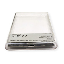 Externes HDD / SSD-Gehäuse 6,35cm 2,5Zoll SATA 6.0Gbit / s zu USB 3.2 Gen 1 Type C