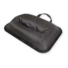 Knietablett / Laptop - / Tablet -Ablage mit Kissen grau