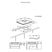 Kaitlentė ELECTROLUX KIB60420CL Kaitlentė ELECTROLUX KIB60420CL