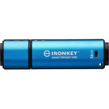 Kingston 32GB Ironkey Vault Privacy 50C USB-C 3.2 Light Blue Kingston 32GB Ironkey Vault Privacy 50C USB-C 3.2 Light Blue