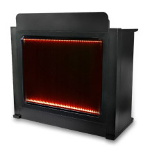 DNA Professional DJ BOOTH BK - DJ booth with illuminated RGB LED panel (black) DNA Professional DJ BOOTH BK - DJ booth with illuminated RGB LED panel (black)