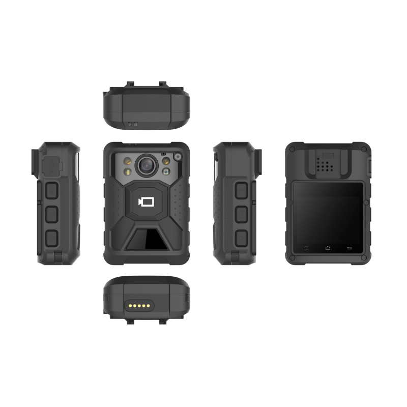 Nešiojamas vaizdo registratorius DS-MCW407 / 32G / GLE(A), Hikvision, H.265, 2688 × 1512, GPS, WiFi, 32GB vidinė atminti