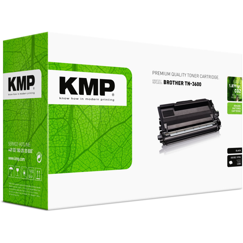 Toneris Brother TN-3600 3000 puslapių perdirbtas Black