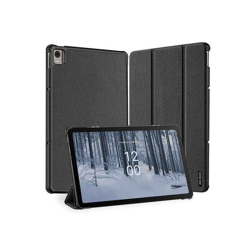 Dux Ducis Domo case for Nokia T21 smart cover stand Black