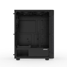 Zalman I4,ATX Vidutinio dydžio bokšto tipo kompiuterio korpusas, tinklelio imitacijos, 6 x 120mm ventiliatoriai, juodas