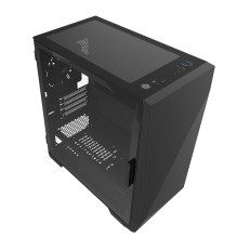 Zalman Z1 ICEBERG, mATX Mini Tower PC dėklas, 3 x 120mm Ventiliatoriai, juodi