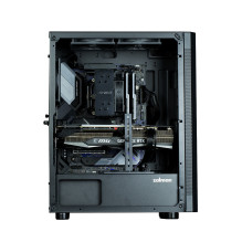 Zalman I4,ATX Mid Tower PC Case, Mesh, 6 x 120mm Fans, Black