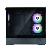 Zalman P30 V2, mATX Mini Tower PC Case, 3 x 120mm ARGB Fans, Black
