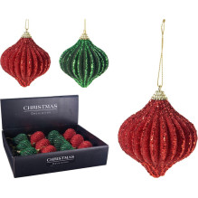 Christmas Tree toy ECE100730, red / green, 8 cm