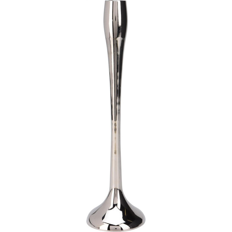 Candle holder A98810580, aluminium, 31 cm, silver col.