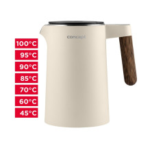 Virdulys su temperatūros reguliavimu Concept RK3304, 1,5 l