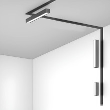 Linijinis magnetinės sistemos šviestuvas Braytron LNR600 LED, 18 W, juodas Linijinis magnetinės sistemos šviestuvas Braytron LNR600 LED, 18 W, juodas