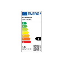 Linijinis magnetinės sistemos šviestuvas Braytron LNR600 LED, 18 W, juodas Linijinis magnetinės sistemos šviestuvas Braytron LNR600 LED, 18 W, juodas