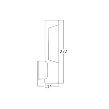 Lauko sieninis LED šviestuvas su judesio jutikliu Braytron BG43-01002 Lauko sieninis LED šviestuvas su judesio jutikliu Braytron BG43-01002