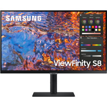 TFT 81,3cm / 32'' (3840x2160) Samsung S32B800PXP ViewFinity S8 S32B800PXU 16:9 5ms IPS HDMI DisplayPort USB-C VESA Pivot