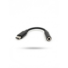 Vakoss TC-5681 Headphone Adapter (USB-C to 3.5mm Mini-Jack) - Black