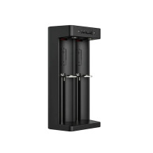 Ličio jonų 18650 USB-C akumuliatoriaus įkroviklis - 2 lizdai Ličio jonų 18650 USB-C akumuliatoriaus įkroviklis - 2 lizdai