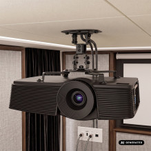 Maclean Ceiling Mount / Hanger for Projectors, 54-320 mm, up to 13.5 kg, 360-degree rotation, MC-200 B Maclean Ceiling Mount / Hanger for Projectors, 54-320 mm, up to 13.5 kg, 360-degree rotation, MC-200 B