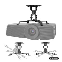Maclean Ceiling Mount / Hanger for Projectors, 54-320 mm, up to 13.5 kg, 360-degree rotation, MC-200 B Maclean Ceiling Mount / Hanger for Projectors, 54-320 mm, up to 13.5 kg, 360-degree rotation, MC-200 B