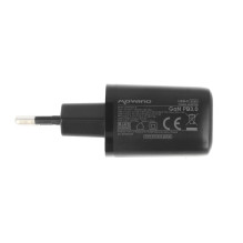 Movano GaN 30W USB-C PD + USB-A įkroviklis (juodas)
