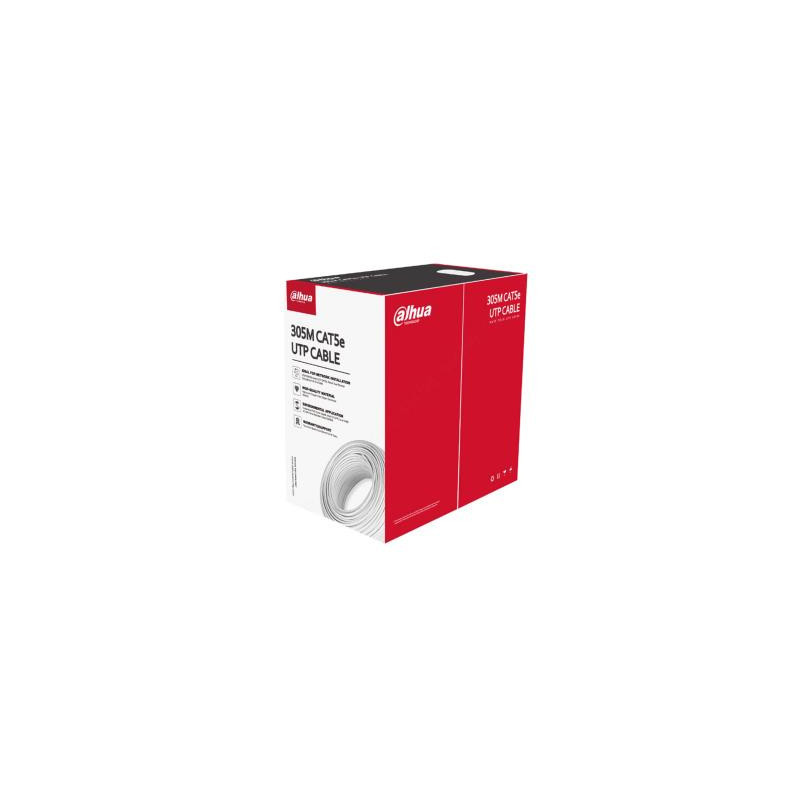 KABELIS CAT5E UTP 305M BALTAS / PFM920I-5EU-C DAHUA
