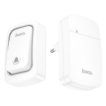 Battery-free wireless doorbell 230V Hoco HI26 white