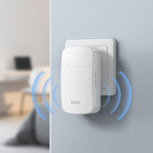 Battery-free wireless doorbell 230V Hoco HI26 white