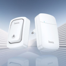 Battery-free wireless doorbell 230V Hoco HI26 white