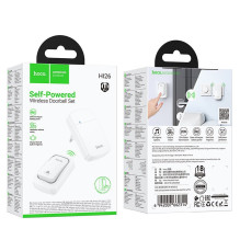 Battery-free wireless doorbell 230V Hoco HI26 white