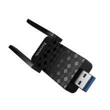 Network card WiFi 6 USB A (2 antennas) Hoco HI34 black