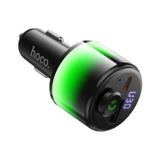 Car ransmiter bluetooth Hoco 2 x USB A + USB C QC3.0 PD 42W E166 black Car ransmiter bluetooth Hoco 2 x USB A + USB C QC3.0 PD 42W E166 black