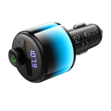 Car ransmiter bluetooth Hoco 2 x USB A + USB C QC3.0 PD 42W E166 black Car ransmiter bluetooth Hoco 2 x USB A + USB C QC3.0 PD 42W E166 black