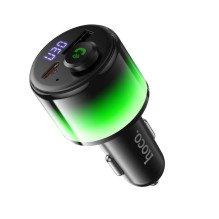 Car ransmiter bluetooth Hoco 2 x USB A + USB C QC3.0 PD 42W E166 black Car ransmiter bluetooth Hoco 2 x USB A + USB C QC3.0 PD 42W E166 black