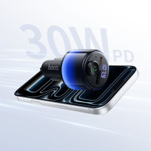 Car ransmiter bluetooth Hoco 2 x USB A + USB C QC3.0 PD 42W E166 black Car ransmiter bluetooth Hoco 2 x USB A + USB C QC3.0 PD 42W E166 black
