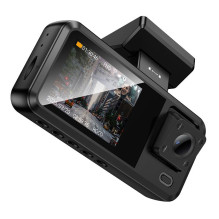 Dash cam for car with screen 2" 720p / 30fps + interior camera 480p / 30fps + rear camera 480p / 30fps DV15 black Dash cam for car with screen 2" 720p / 30fps + interior camera 480p / 30fps + rear camera 480p / 30fps DV15 black