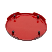Cast iron trivet Grand Feu, red, 23cm Cast iron trivet Grand Feu, red, 23cm