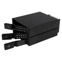 3-fach 3,5 Zoll trägerloser SATA Festplatten Aluminium Wechselrahmen Backplane 3-fach 3,5 Zoll trägerloser SATA Festplatten Aluminium Wechselrahmen Backplane