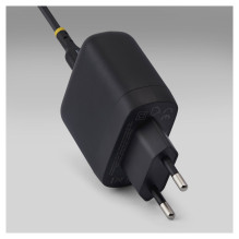 65W USB-C Laptop Charger Compact GaN Wall Charger for Dell XPS HP ProBook MacBook Pro Microsoft Surface Pro Black